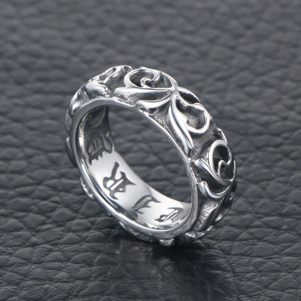 Classical Pattern Personalized Retro Ring