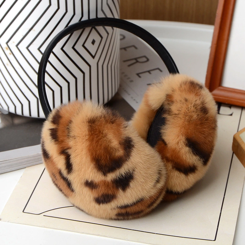 Rabbit Fur Earmuffs Women's Autumn And Winter Warm