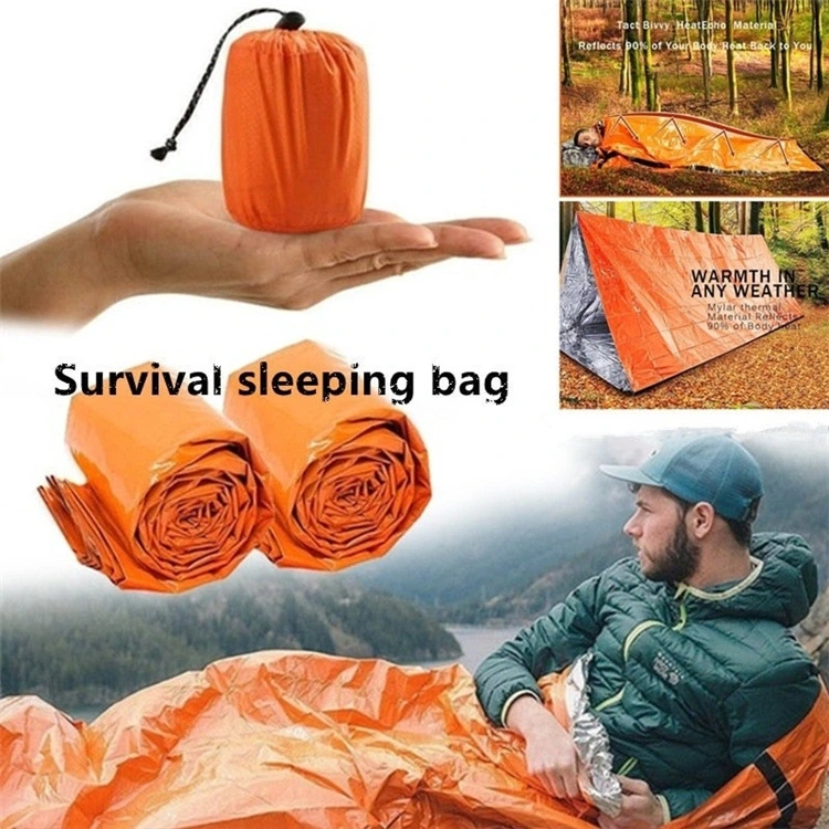 Portable Emergency Sleeping Bag Waterproof Survival Camping Hiking Travel Bag