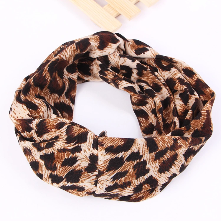 Leopard Geometric Exotic Cross Hair Band