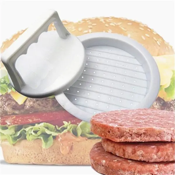 Hamburger Press Food Grade Plastic Hamburger Meat Beef Grill Burger Press Patty Maker Mold Kitchen