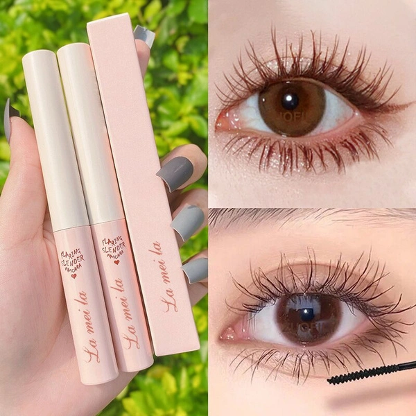 1 Pcs Curling Mascara Ultra-Fijne Kleine Borstelkop Mascara Slanke En Dikke Curling Anti-Zweet Non-smudge Curling Mascara Comestics