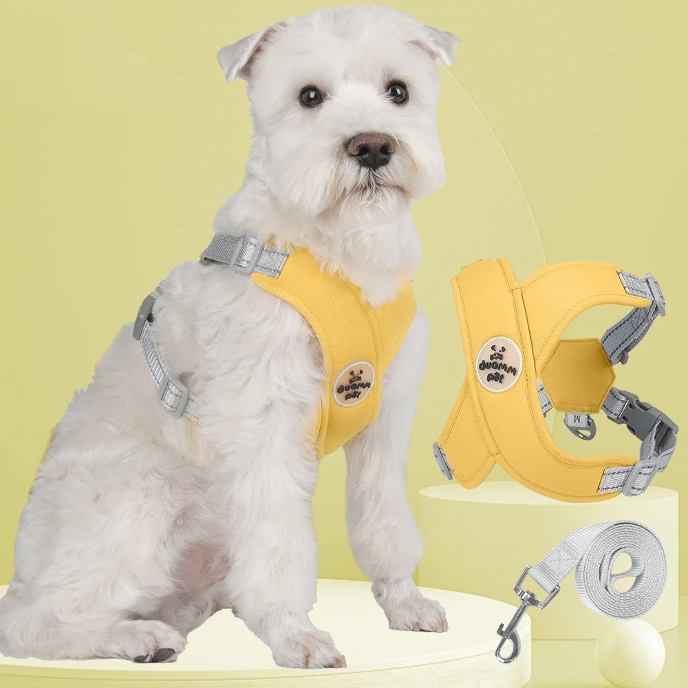 Pet Dog Breathable Chest Strap Reflective Hand Holding Rope