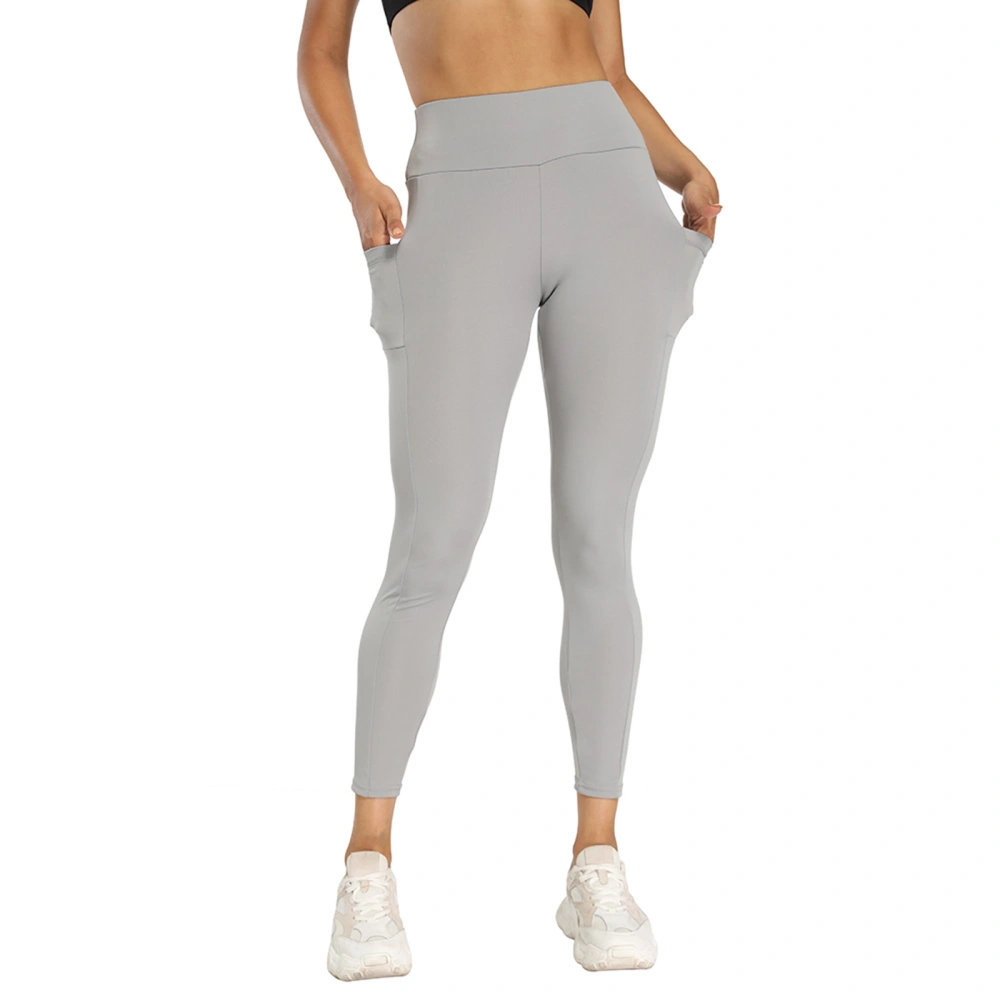 Women’s Butt Lift Workout Leggings High Waist Solid Color Stretchy Running Yoga Pants Slimming Tights