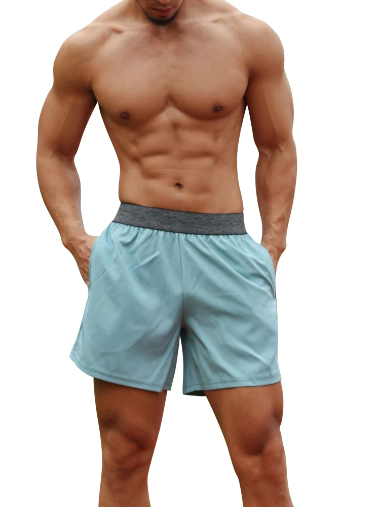 Men Sports Shorts, Summer Fitness Athletic Shorts Basketball Bodybuilding Workout Shorts with Towel Loop