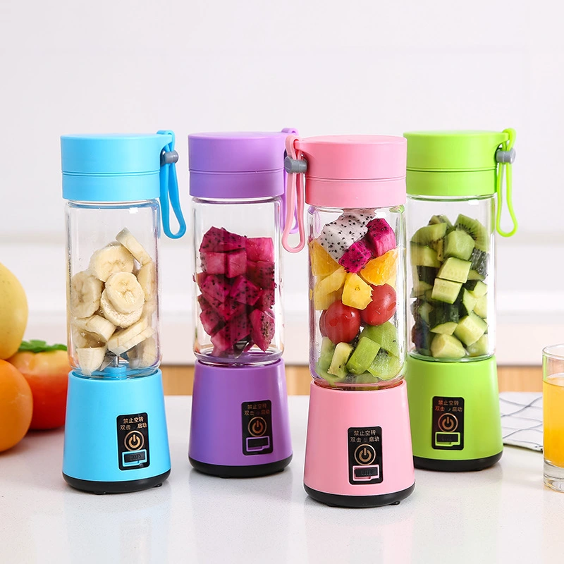 1pc Wireless Portable Blender, Six-leaf Blade USB Rechargeable Mini Juice Blender Suitable For Juice Shakes And Smoothies, Juice, Milk, Fruit And Vegetable Mini Juicing Cups
