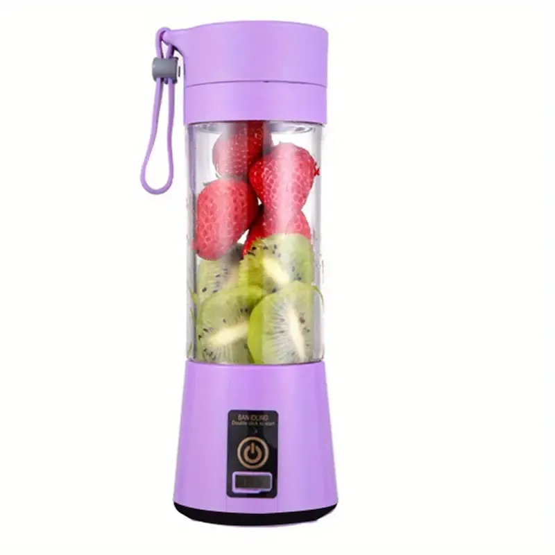1pc Wireless Portable Blender, Six-leaf Blade USB Rechargeable Mini Juice Blender Suitable For Juice Shakes And Smoothies, Juice, Milk, Fruit And Vegetable Mini Juicing Cups