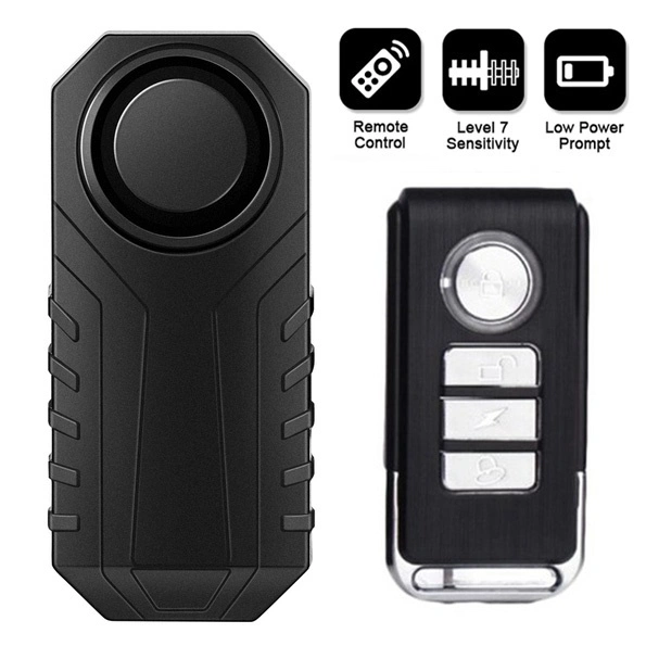 Waterproof Bike Motorcycle Electric Bicycle Security Anti Lost Wireless Remote Control Vibration Detector Alarm