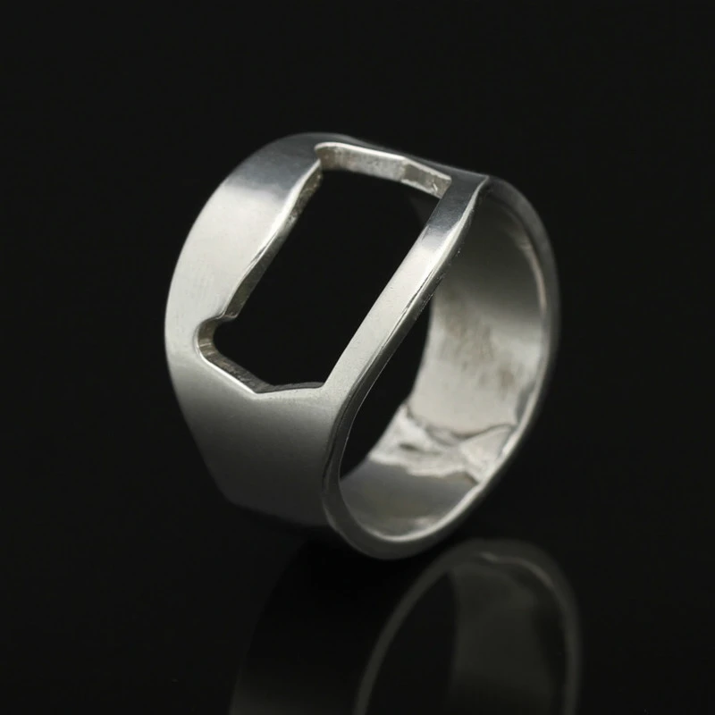 Stainless Steel Creative Bottle Opener Ring