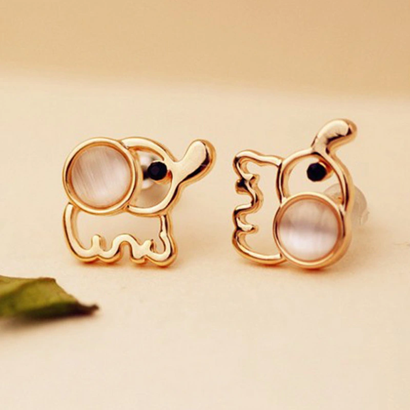 Korean Style Cute Fashion Elephant Small Ear Studs