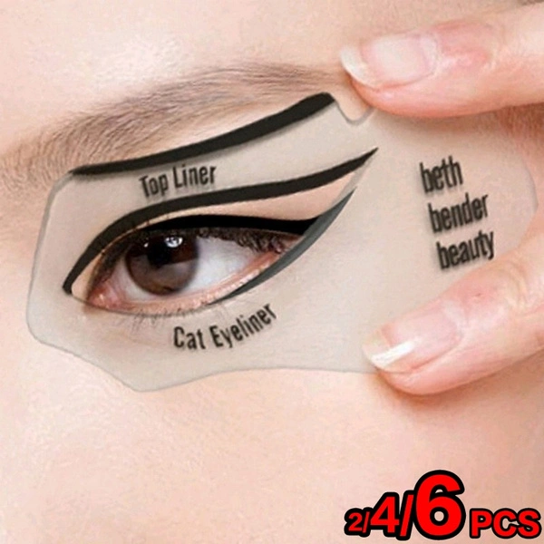 Superior Quality Popular Beauty Makeup Painting Eye Liner Card Smoky Eyeliner Cat Eyeliner Auxiliary Beauty Makeup Tool