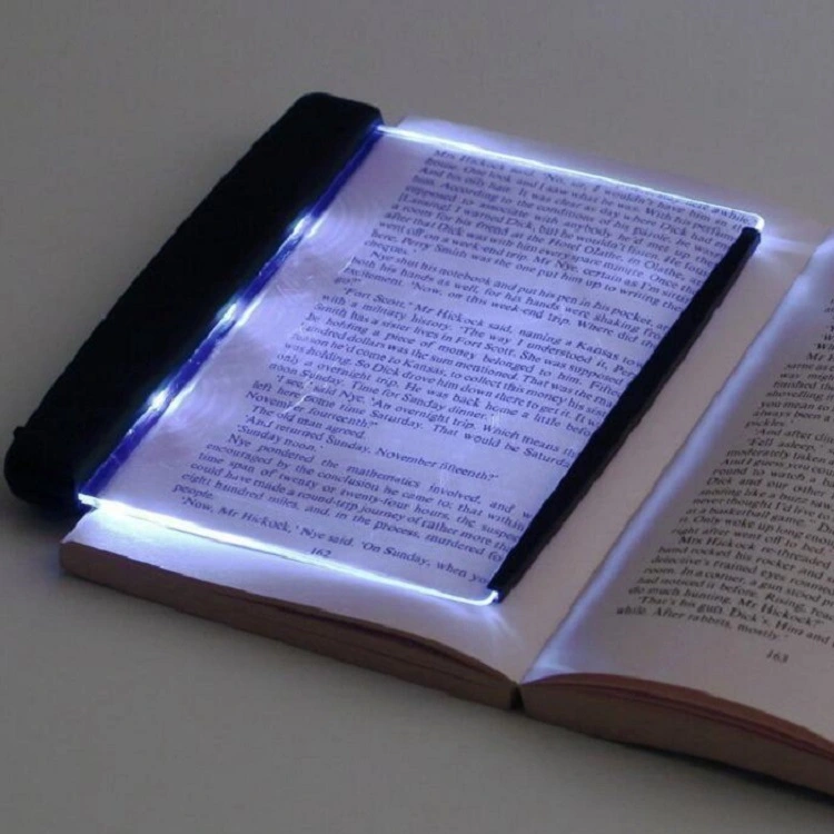 Portable Creative LED Book Light desk lamps Reading Night Light Flat Plate Car Travel Panel Led for Home Indoor Bedroom