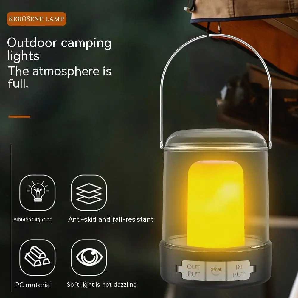 Retro Camping Outdoor Waterproof Multifunctional Lighting Portable Lamp