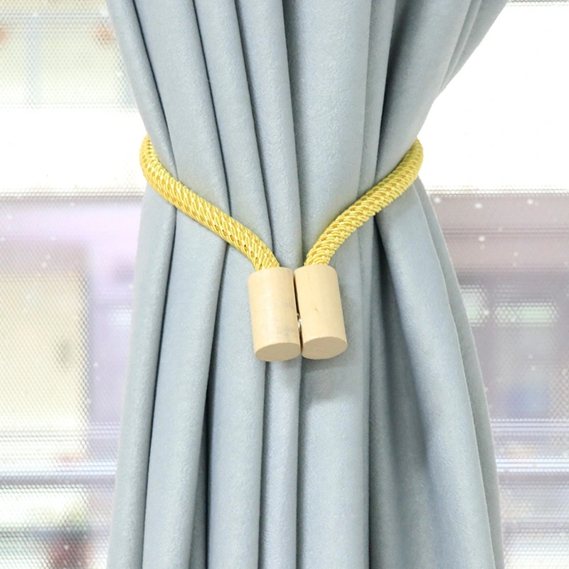 Modern Minimalist Curtain Suction Iron Rope Magnet Curtain Bandage