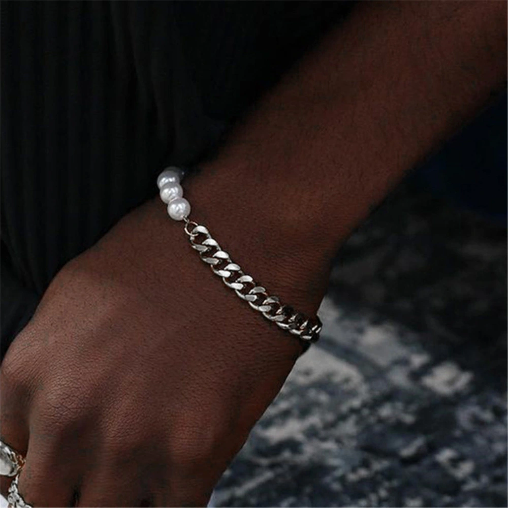 Fashion Personality Chain Pearl Bracelet