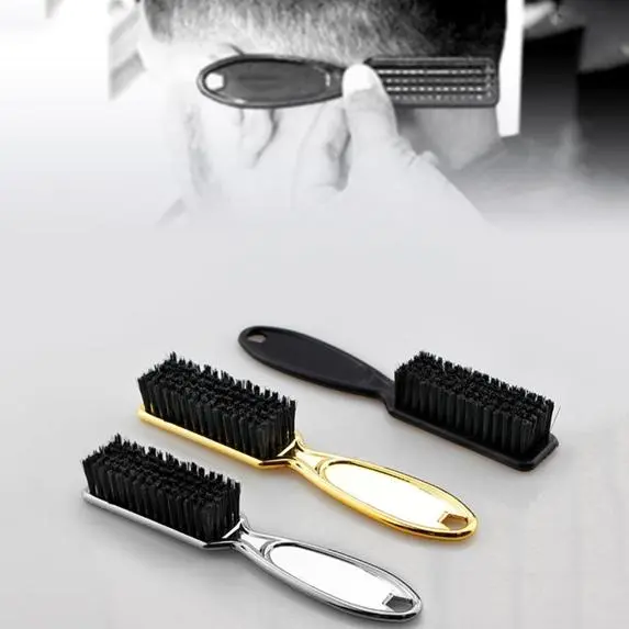 Long Handle Beard Brush Professional Barber Brush For Men Shaving Brush Vintage Facial Cleansing Brush Hairdressing Massage Tool