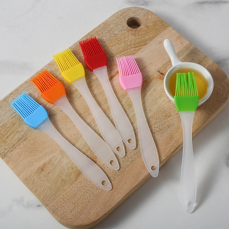 New silicone baking pastry brush cake bread butter baking tools oil brush kitchen safe high temperature baking barbecue brushSilicone Baking Cake Pastry Bread Chef Baking Appliance Barbecue Barbecue Cream Appliance Dust Brush Tool