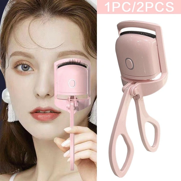 1PC Eyelash Curler Portable Electric Heated Comb Eye Lash Perm Long Lasting Eyelashes Curls Thermal Eyelash Curler Makeup Tools