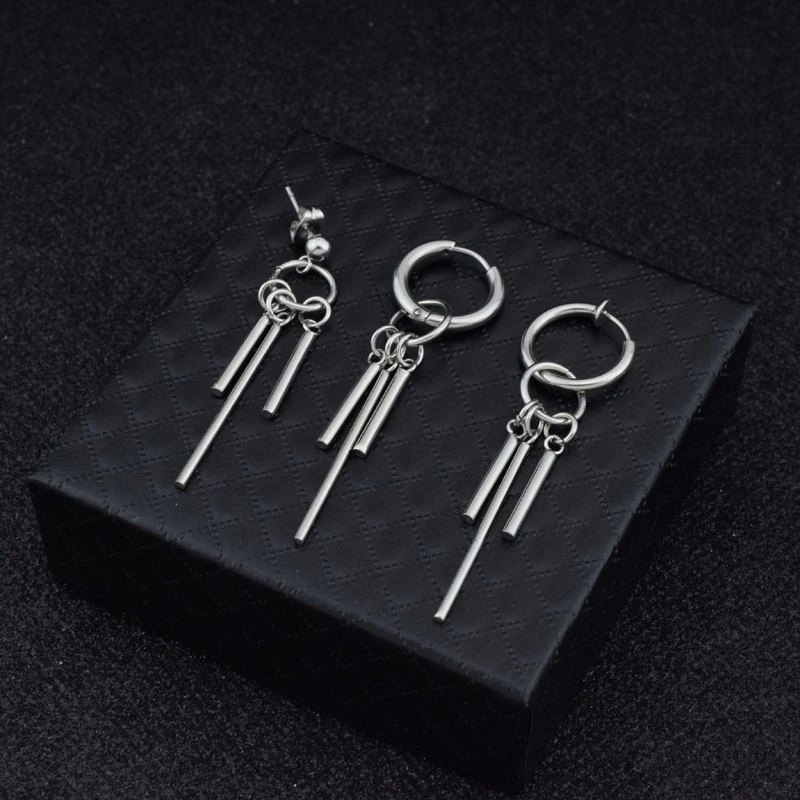 All-match Men's And Women's Three-stick Earrings