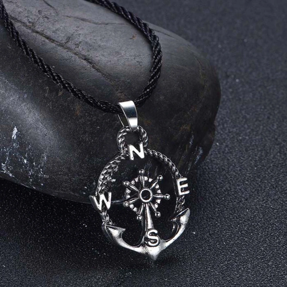 Men's Viking Navigation Compass Pendant