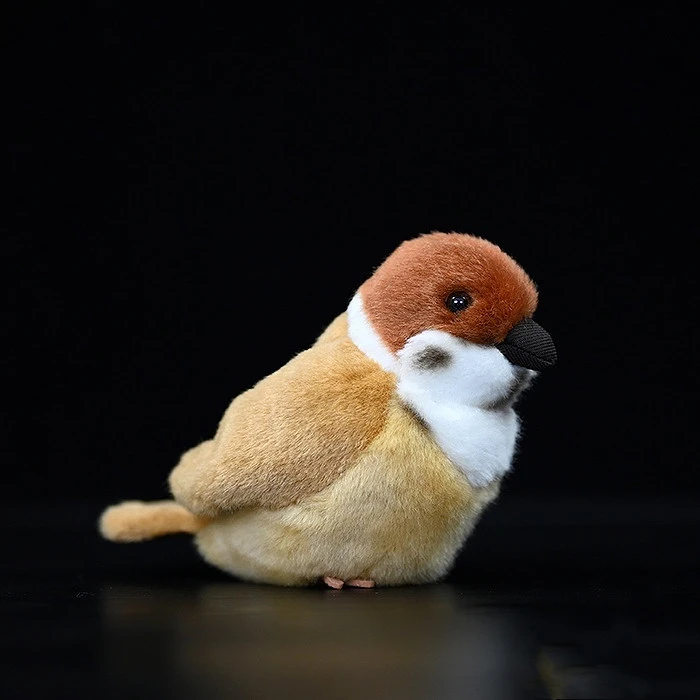 Tree Sparrow Doll Simulation Sparrow Plush Toy