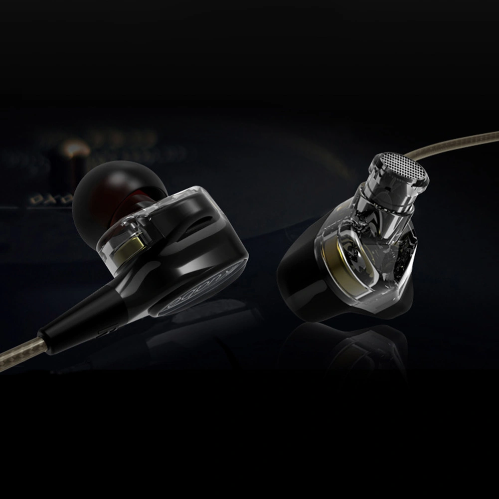 Kuabe s600 HIFI Heavy Bass Sport Earbuds Wired In-ear Earphones with Microphone