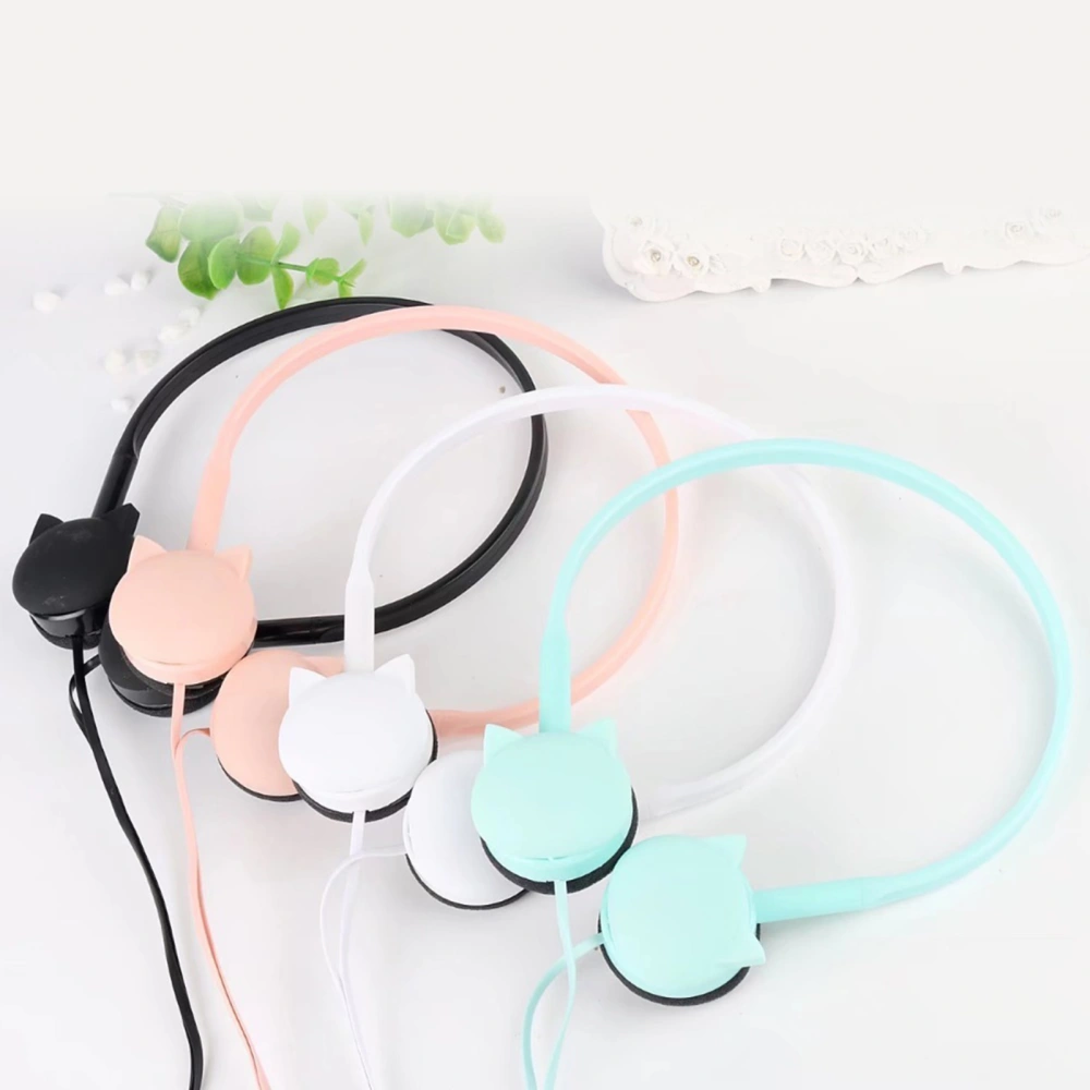 Headset with Mic Wired Cartoon Design Stereo Music Headphones for Smart Phone