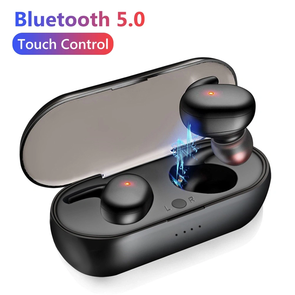 Wireless Earphones Poratable Smart Touch Rechargeable Bluetooth-compatible 5.0 In-ear Headset for Running