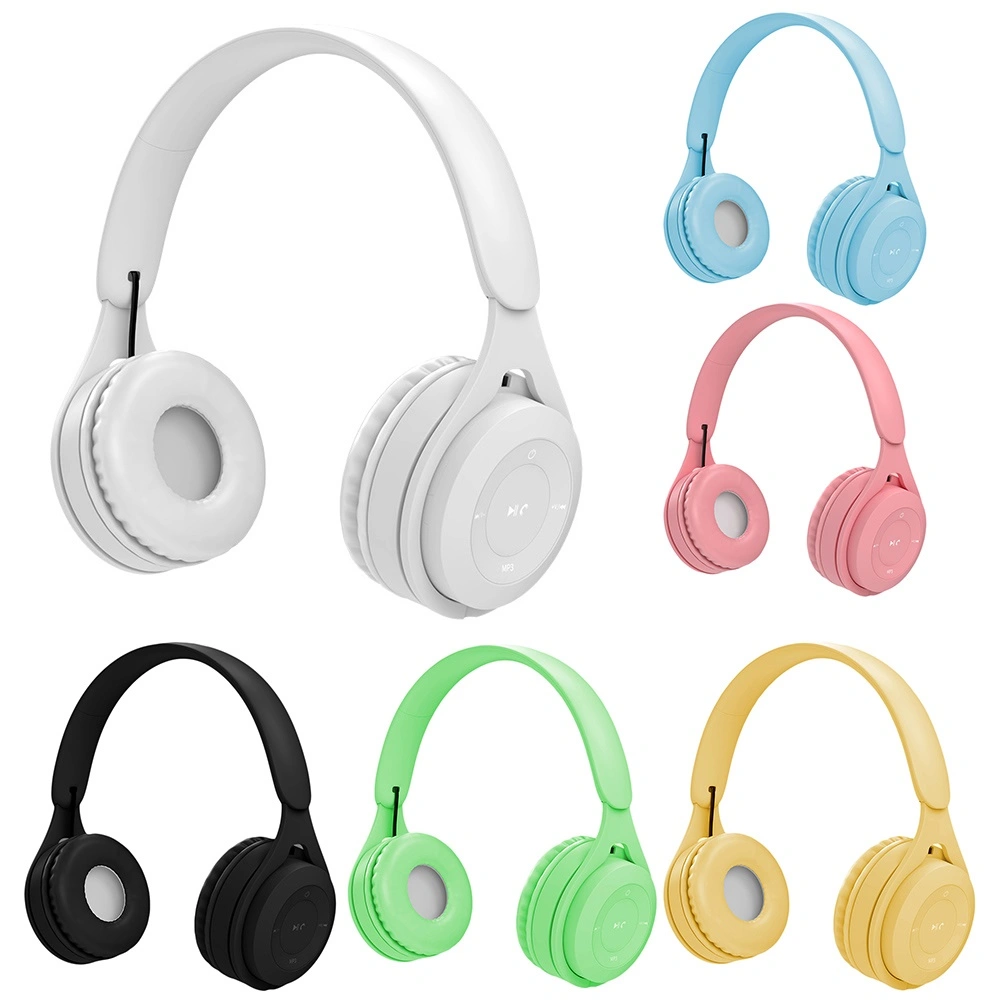 Y08 Wireless Bluetooth-compatible HiFi Stereo Over Ear Headphone Headset with Microphone