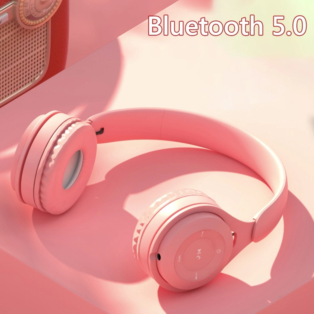 Y08 Wireless Bluetooth-compatible HiFi Stereo Over Ear Headphone Headset with Microphone