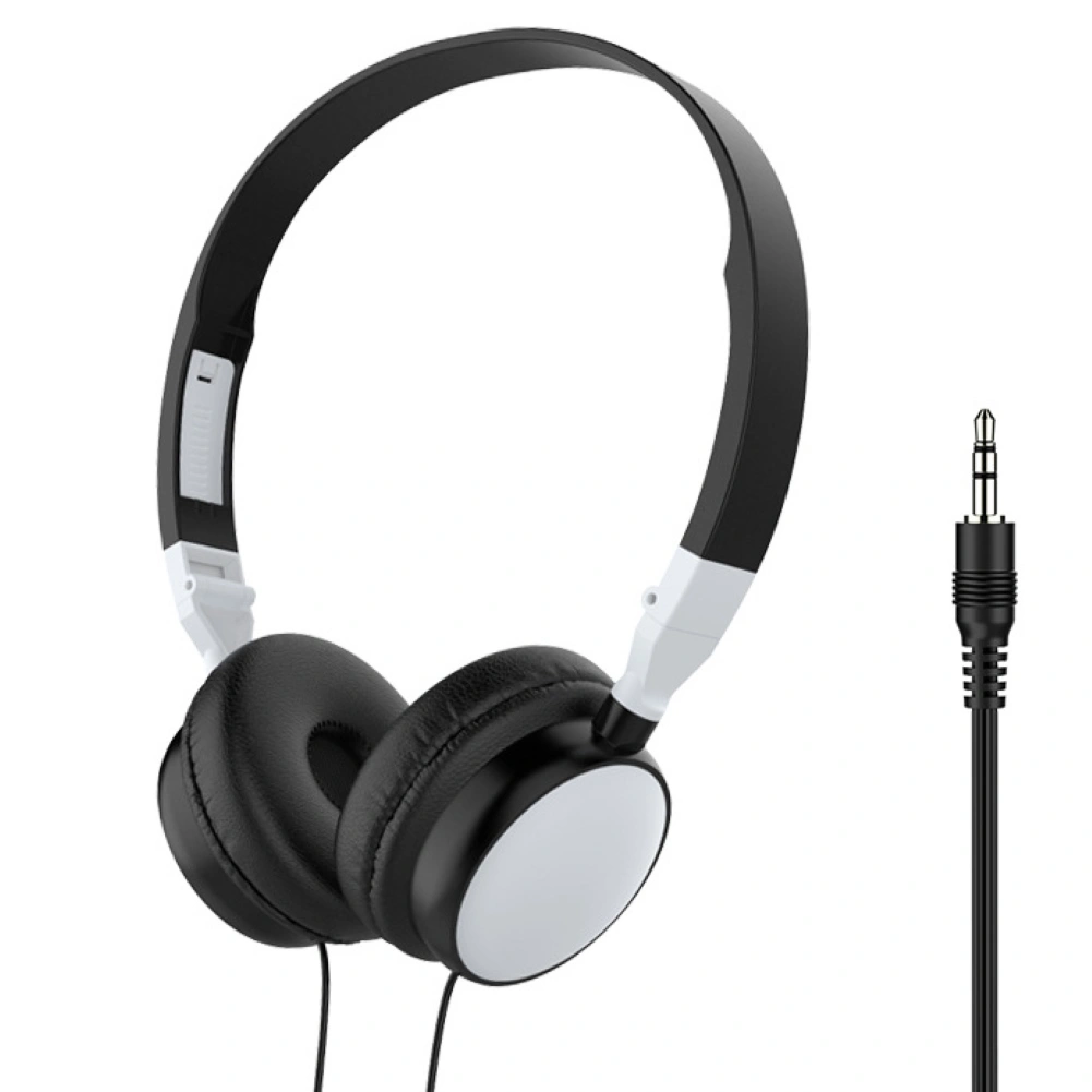 Wired Foldable 3.5mm HiFi Audio Bass Headset Gaming Headphone for Phone/Tablet