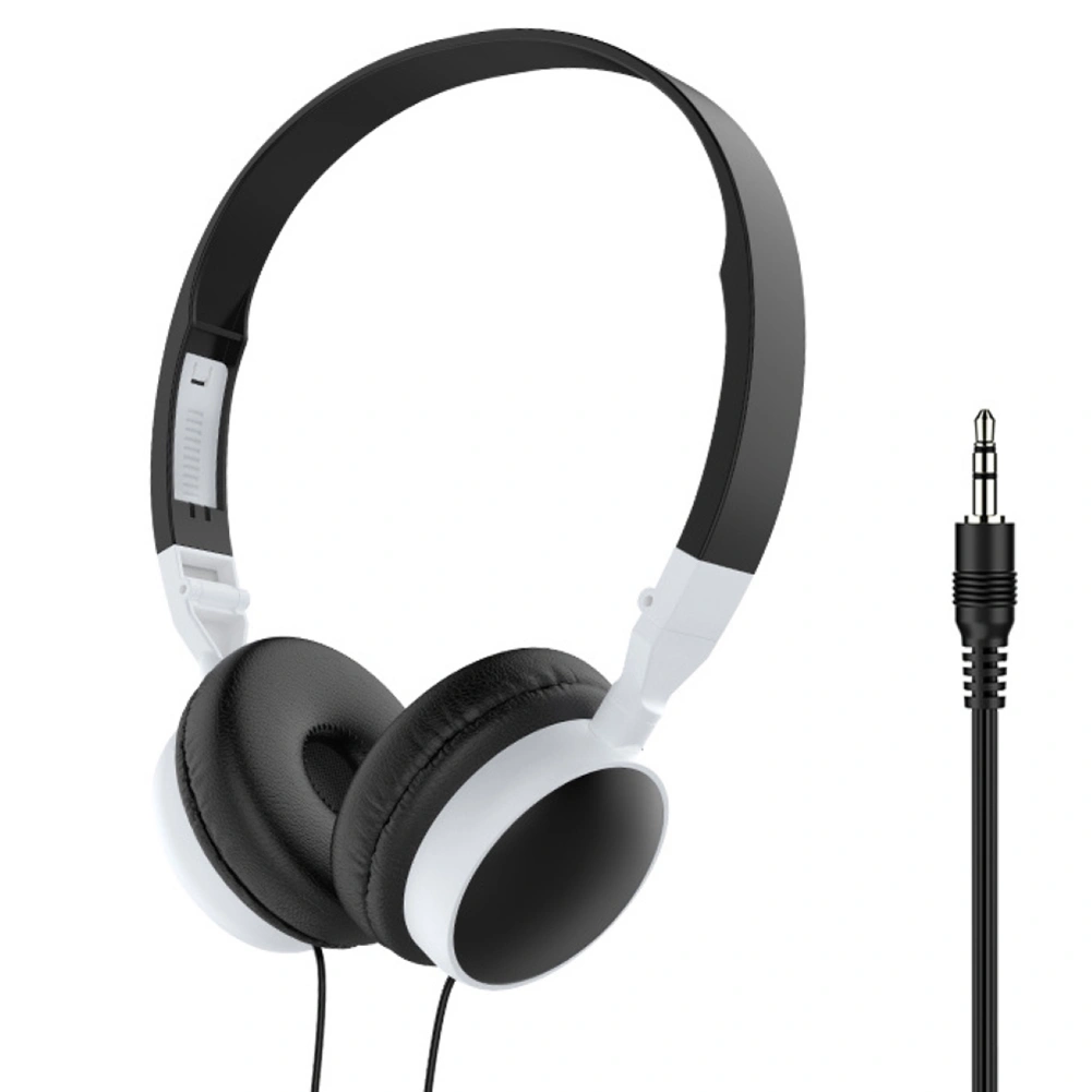 Wired Foldable 3.5mm HiFi Audio Bass Headset Gaming Headphone for Phone/Tablet