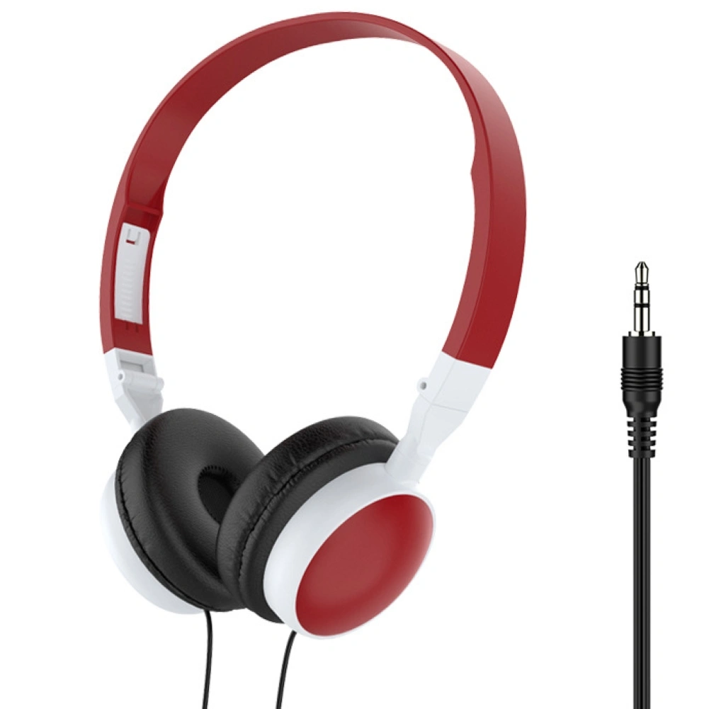 Wired Foldable 3.5mm HiFi Audio Bass Headset Gaming Headphone for Phone/Tablet