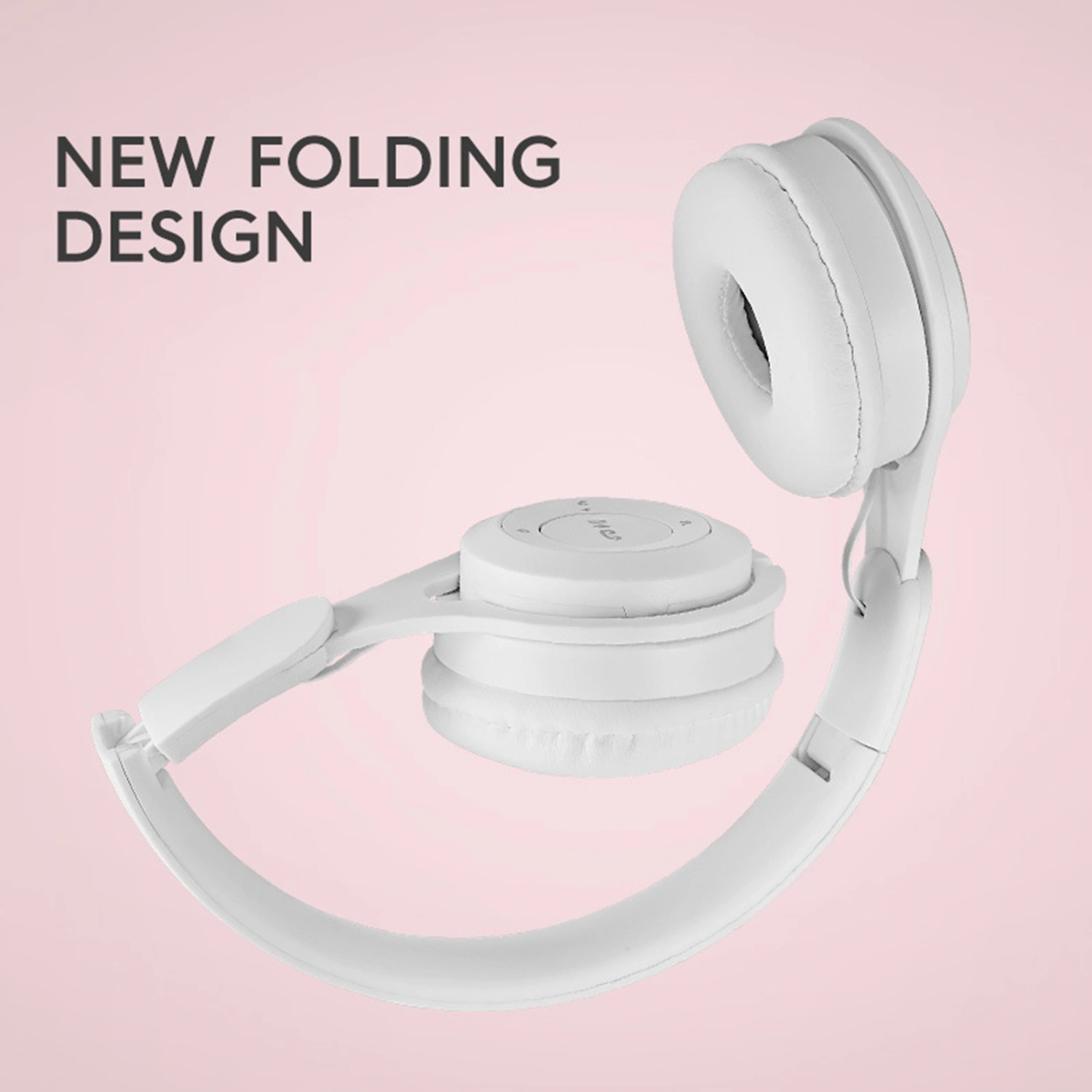 M6 Wireless Foldable Headset Macarons Heavy Bass Bluetooth-compatible Gaming Headphone