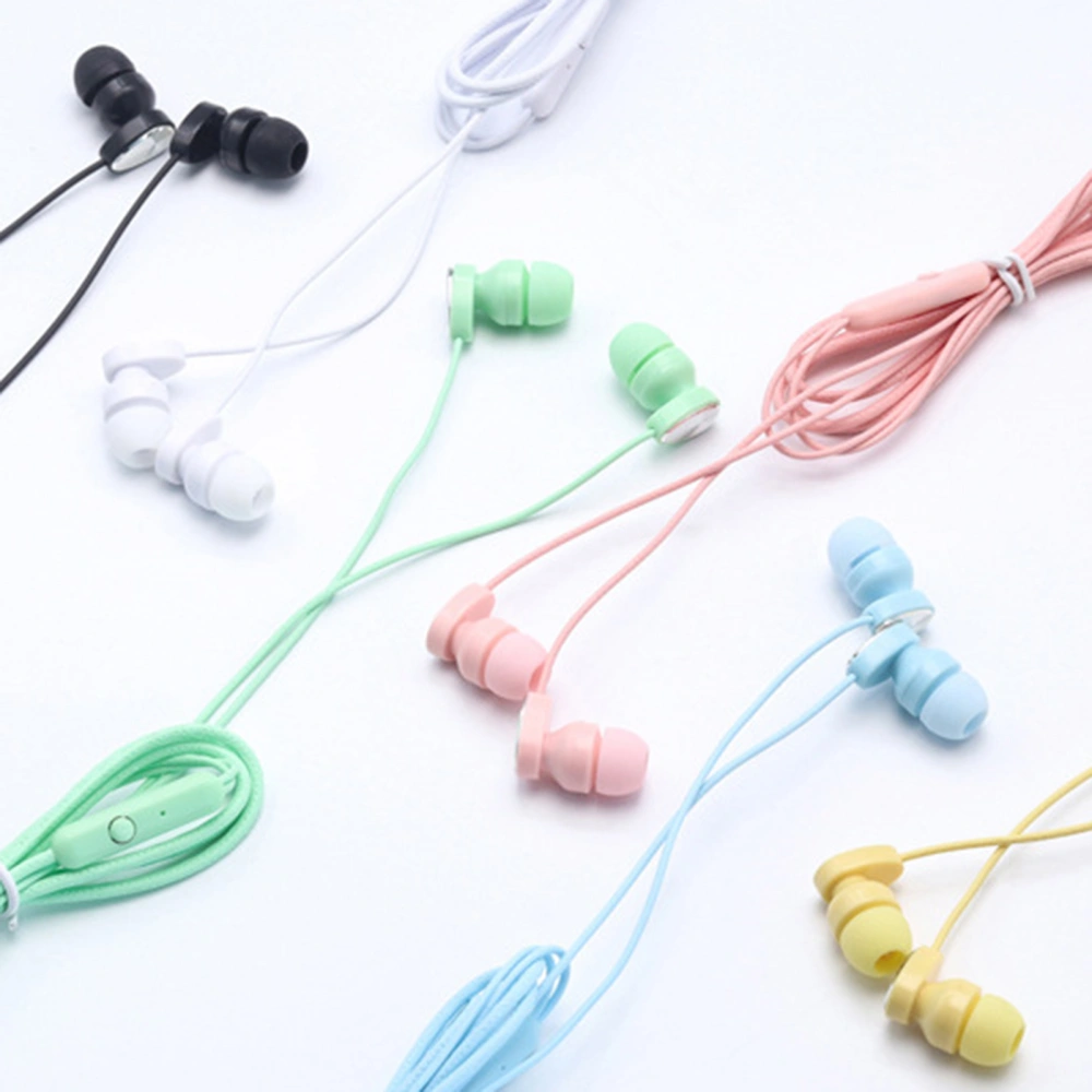 L104 Universal 3.5mm Dynamic Wired Heavy Bass Sport In-ear Earphone with Mic