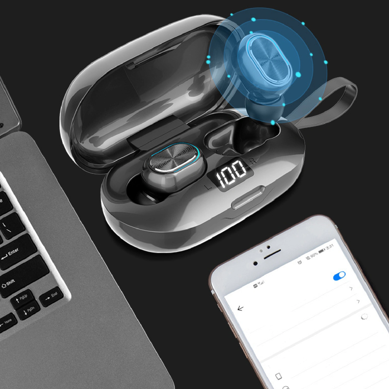 Bluetooth 5.1 Mini In-ear Wireless Earphones for Phone