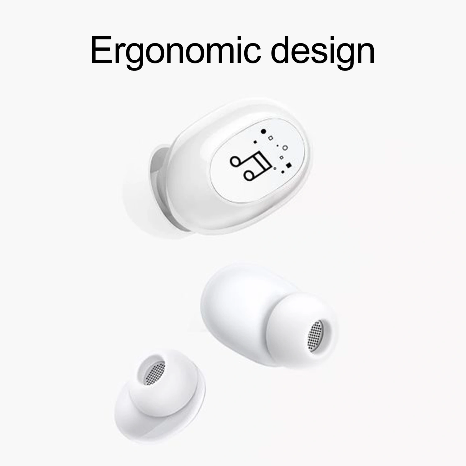 1Pc F911 Mini Bluetooth-compatible 5.0 Handsfree Touch Control Earphone In-ear Earbuds Wireless Headset for Sport