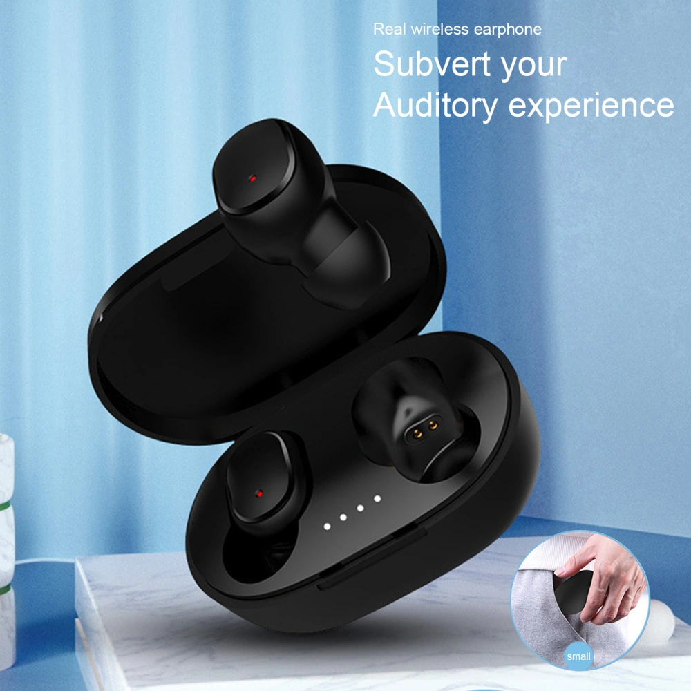 E6S True Wireless Stereo Earphone Ergonomic Design HIFI Sound Quality Stable Connection Wireless Bluetooth-compatible Ear Bub for Sport