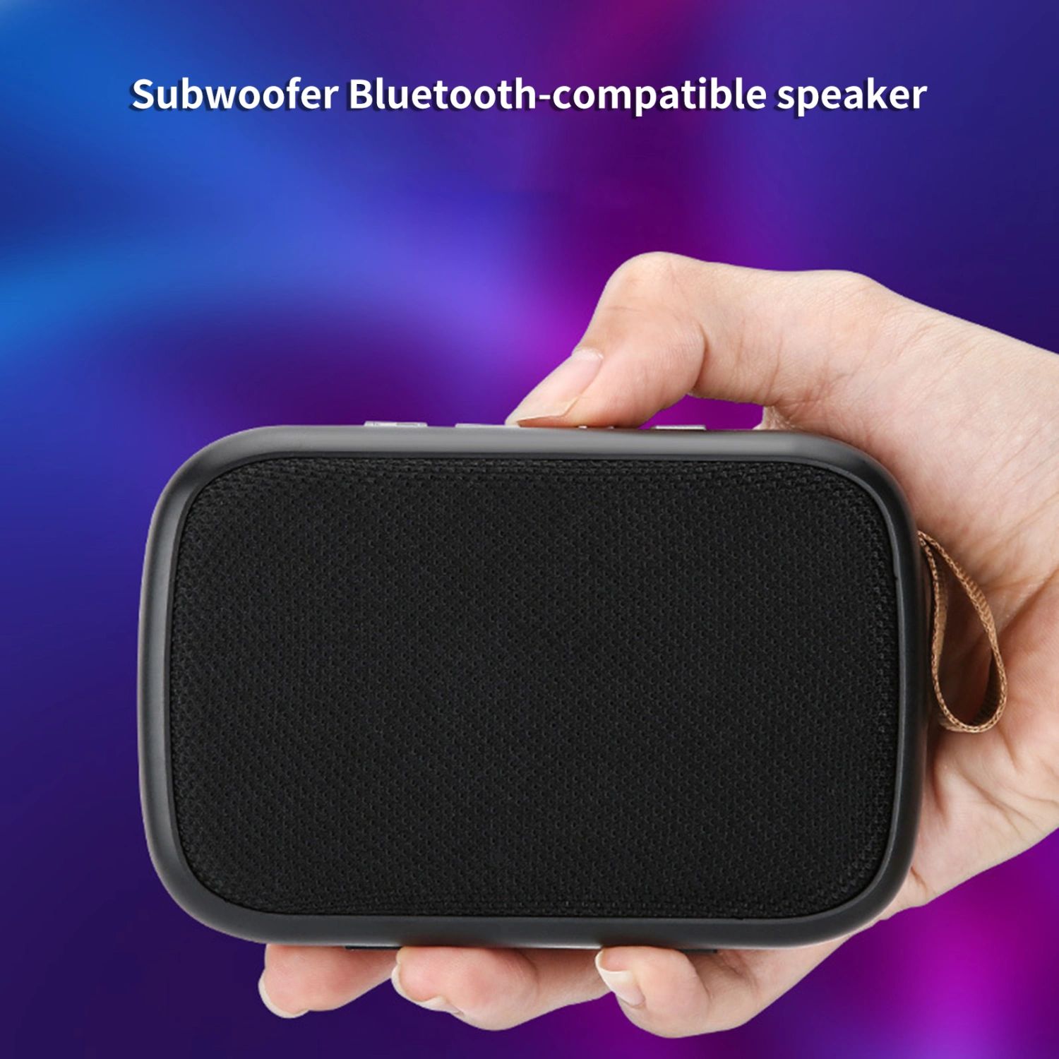 G2 Sound Box Subwoofer Support U Disk TF Card ABS Bluetooth-compatible4.2 HiFi Travel Speaker for Listening to Music