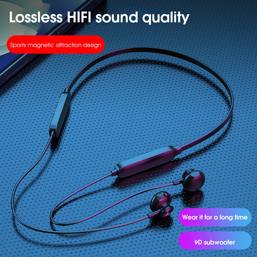 Convenient Bluetooth-compatible Earphone Labor-saving ABS Low Delay Magnetic Design Bluetooth-compatible Headphone for Android