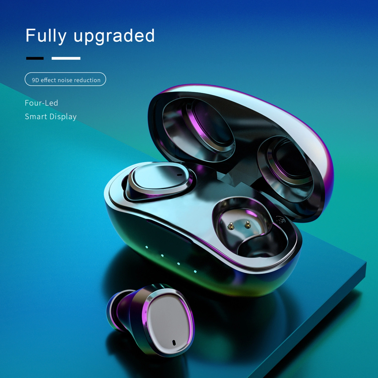 T1 Wireless Earphones In-ear Noise Reduction Portable Mini Stereo Bluetooth-compatible 5.0 Earbuds for Running