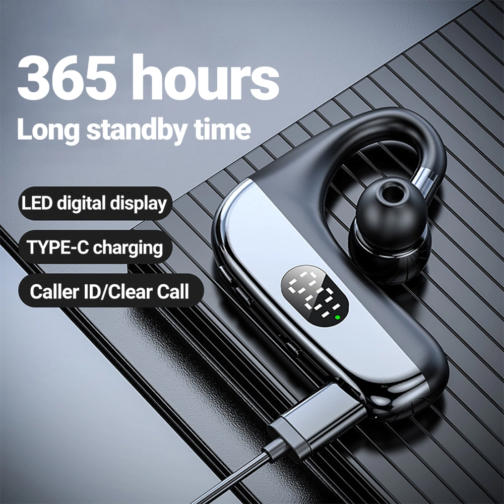 Z3 Bluetooth-compatible Earphone Digital Display Long Battery Life Ear Hook Sport Business Wireless Headphone for Car 