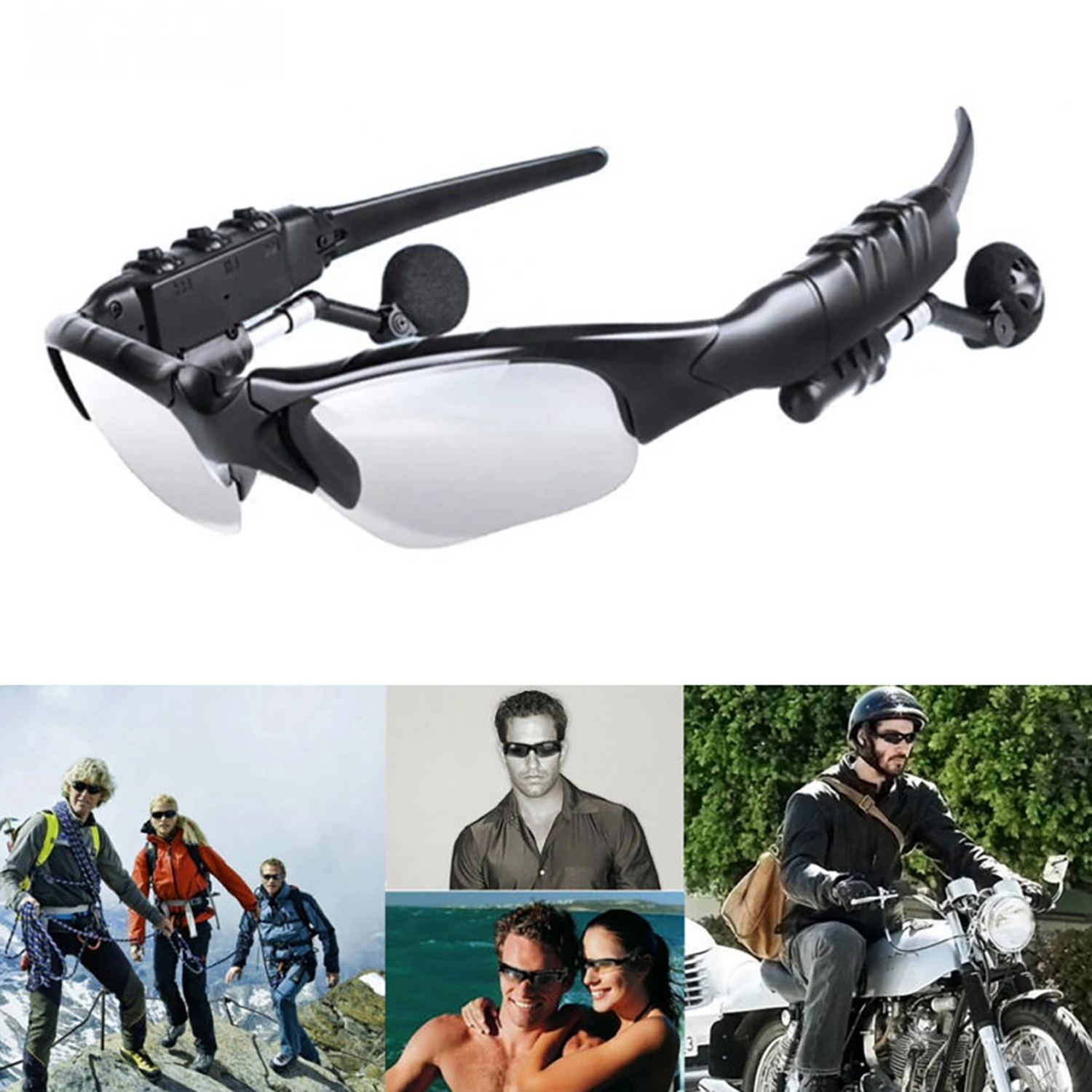Smart Glasses Subwoofer Intelligent Noise Reduction Lightweight Bluetooth-compatible5.0 Fashion Audio Sunglasses for Driving