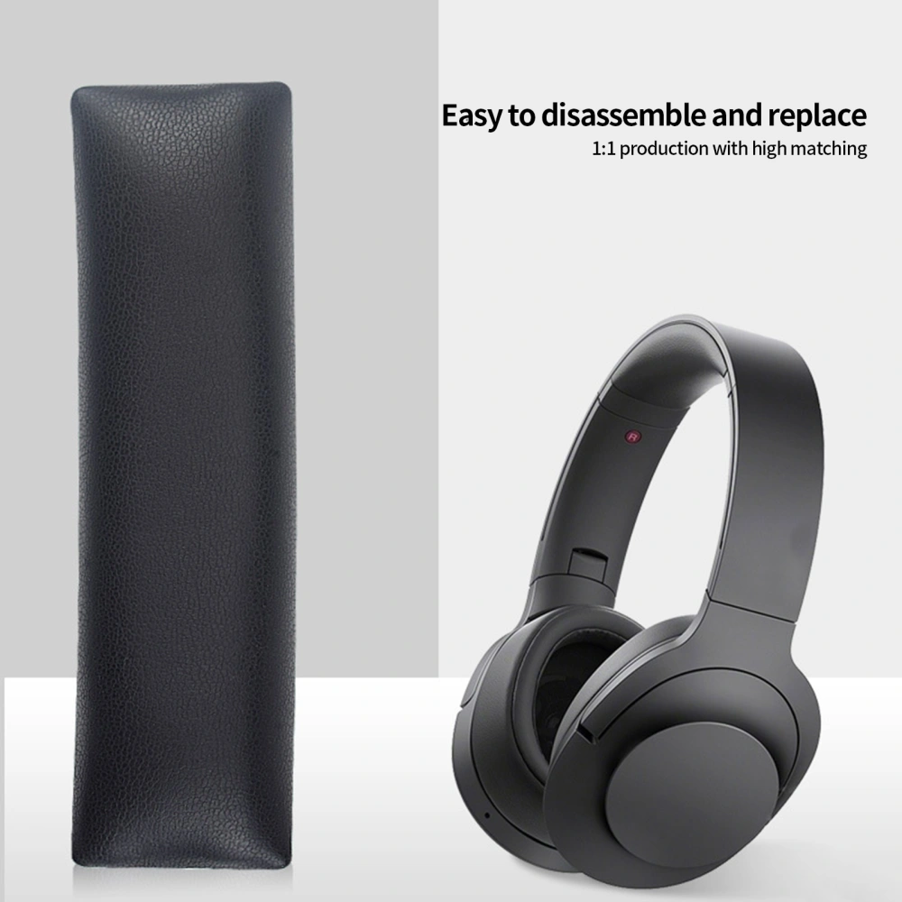 Headphone Beam Pad Comfortable Wearing Faux Leather Replacement Headband Cushion Pad for SONY MDR-100ABN/WH-H900N