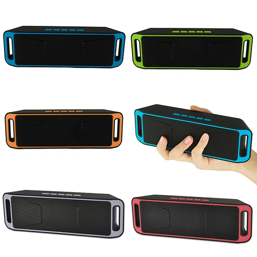 Portable Wireless Speaker Bluetooth-compatible 4.0 Stereo Subwoofer TF USB FM Radio Built-in Mic Dual Speaker Bass Sound Speakers