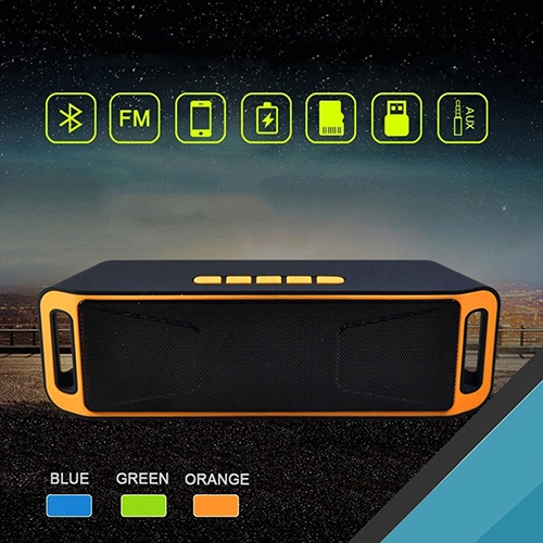 Portable Wireless Speaker Bluetooth-compatible 4.0 Stereo Subwoofer TF USB FM Radio Built-in Mic Dual Speaker Bass Sound Speakers