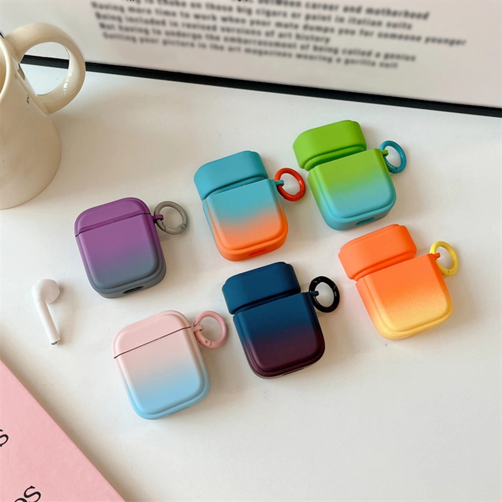 Earphone Case Wear-resistant Anti-shock Gradient Color Bluetooth-compatible Headphone Cover for Airpods Pro2/Pro/1/2/3