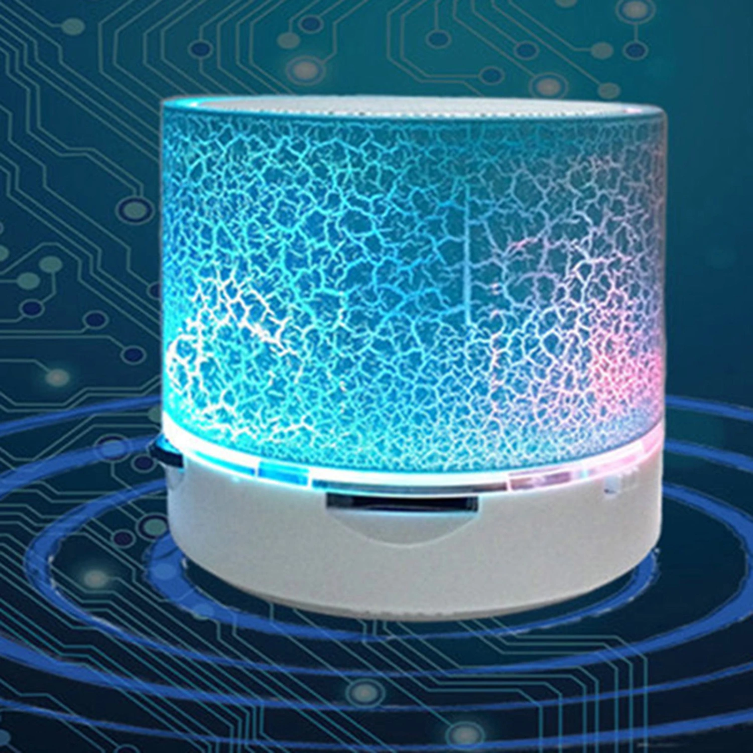 Speaker Portable LED Mini Louder Volume Bluetooth-compatible Portable Speaker for Outdoor