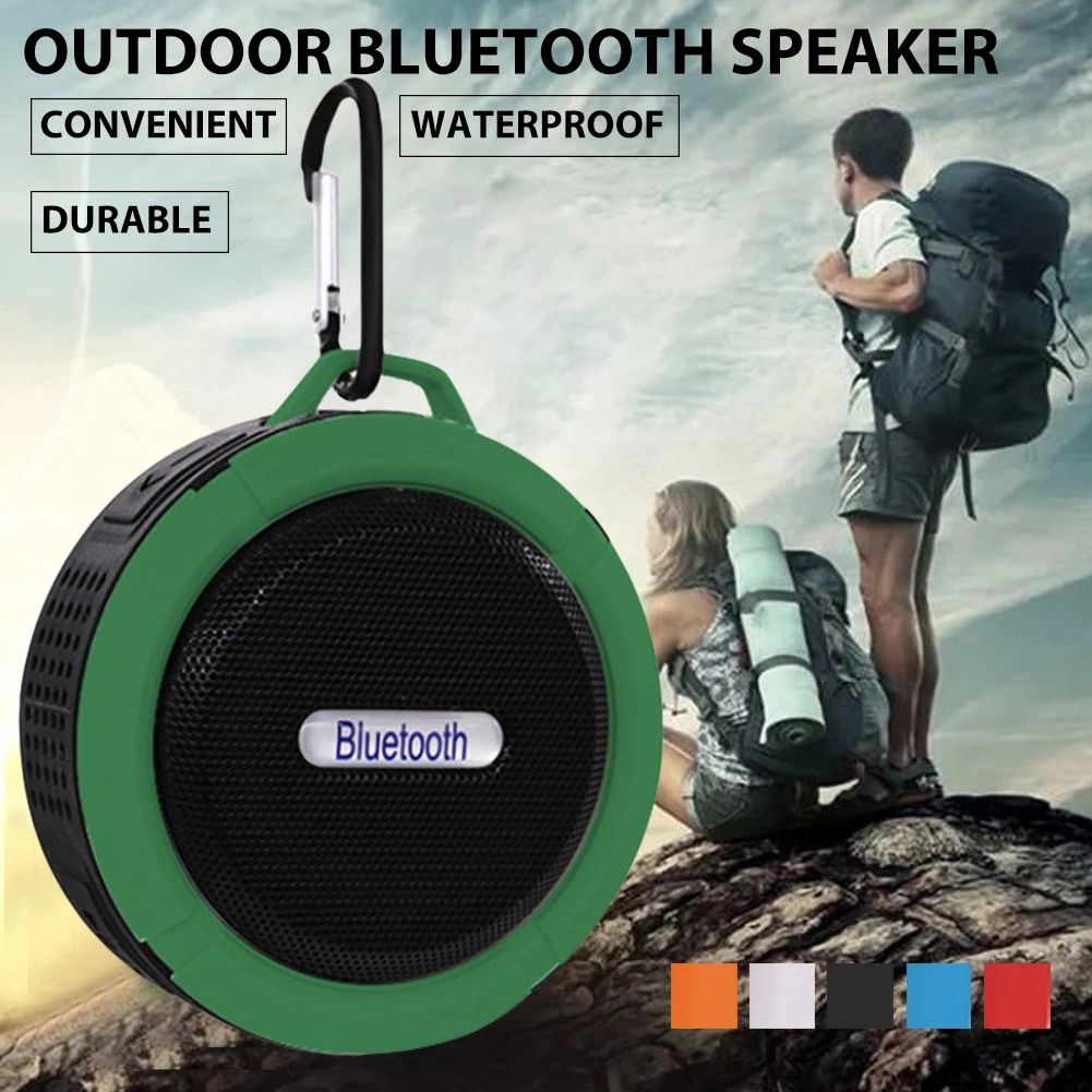 C6 Portable Mini Waterproof Stereo Loudspeaker TF Wireless Bluetooth-compatible Speaker