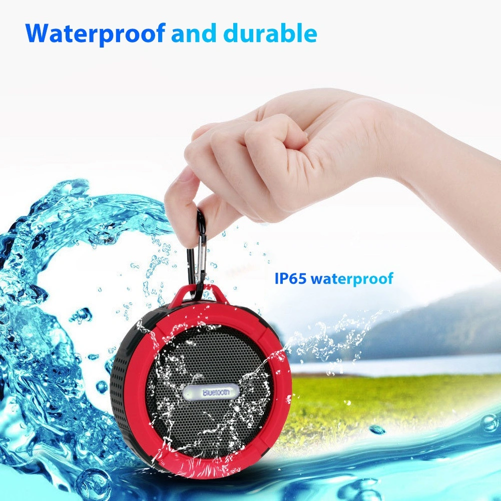 C6 Portable Mini Waterproof Stereo Loudspeaker TF Wireless Bluetooth-compatible Speaker